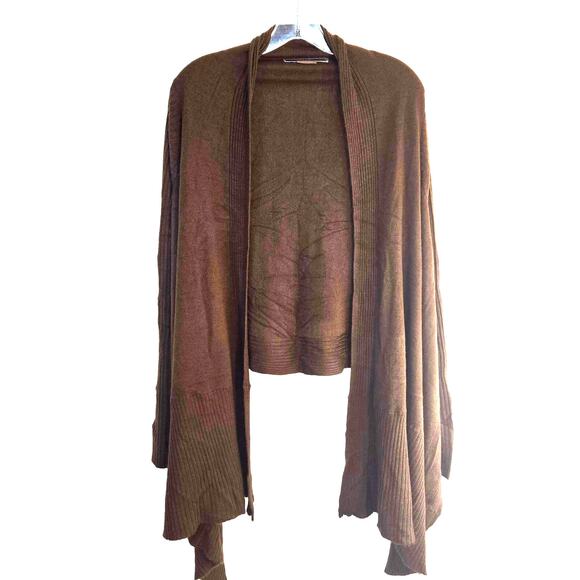 To The Max Women's Sweater Large L Brown Short Wrap Misses Size 12 14 - Picture 1 of 7